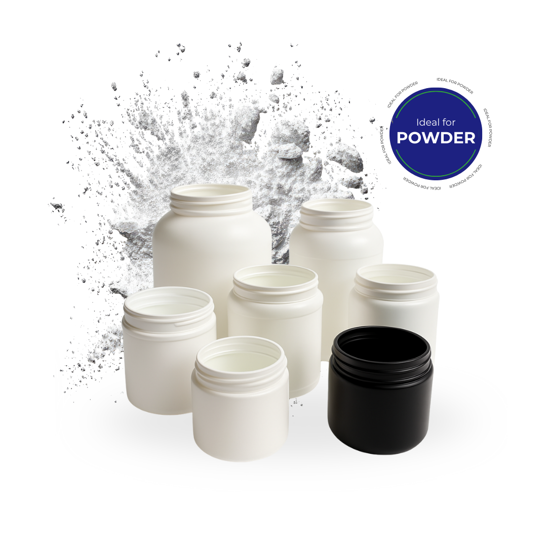 HDPE Wide-Mouth Jars